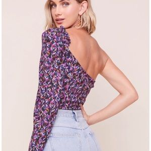 Astr The Label One Shoulder Bodysuit